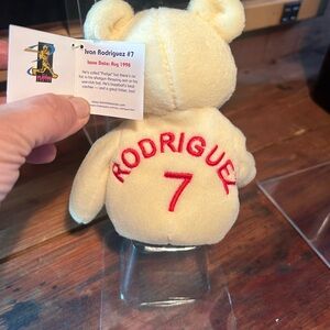 Ivan Rodriquez Bamm Beano Bear Baseball Salvino's Summer 1998